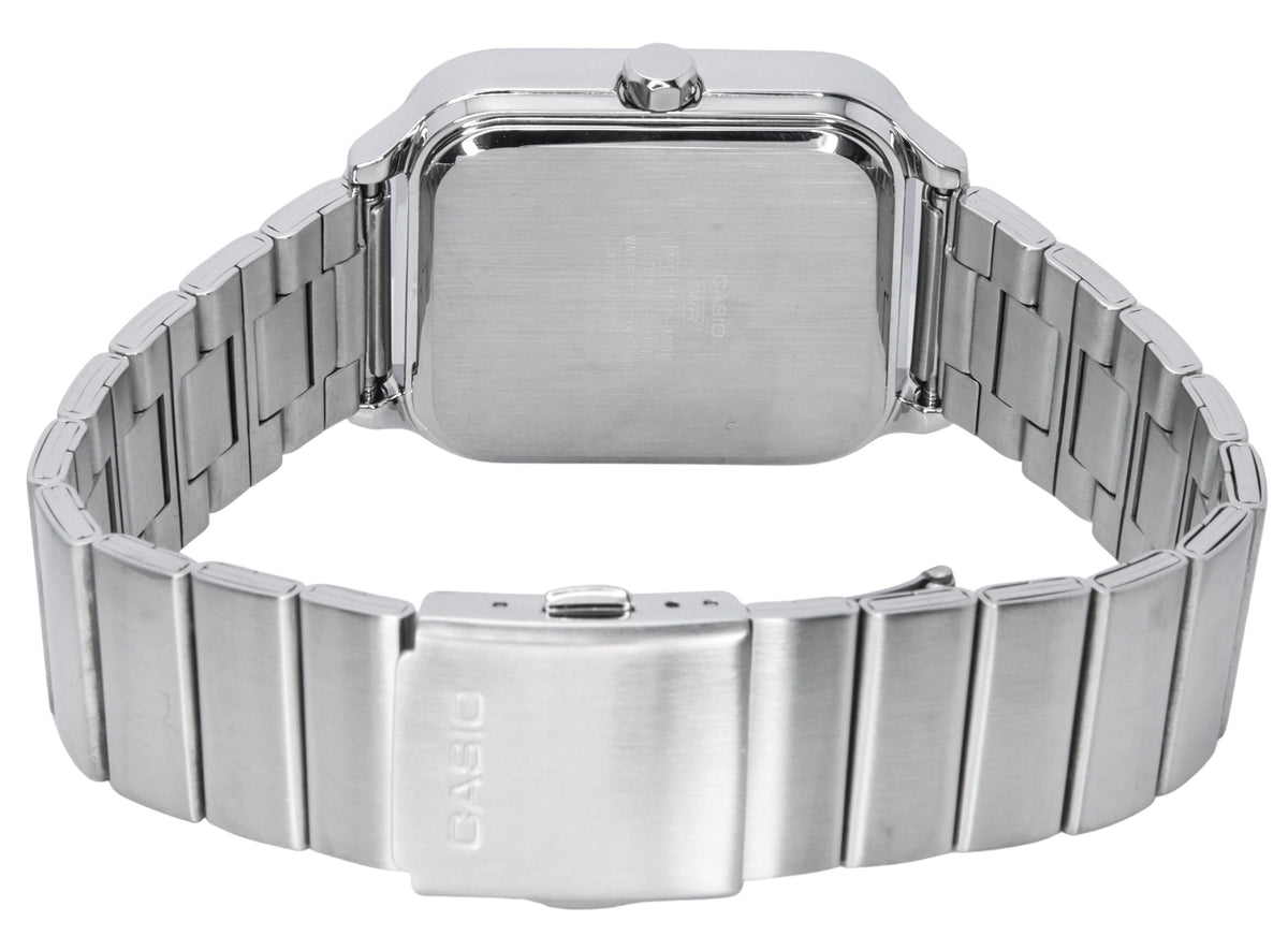 Casio Standard Analog Moon Phase Silver Dial Quartz MTP-M305D-7A Men's Watch