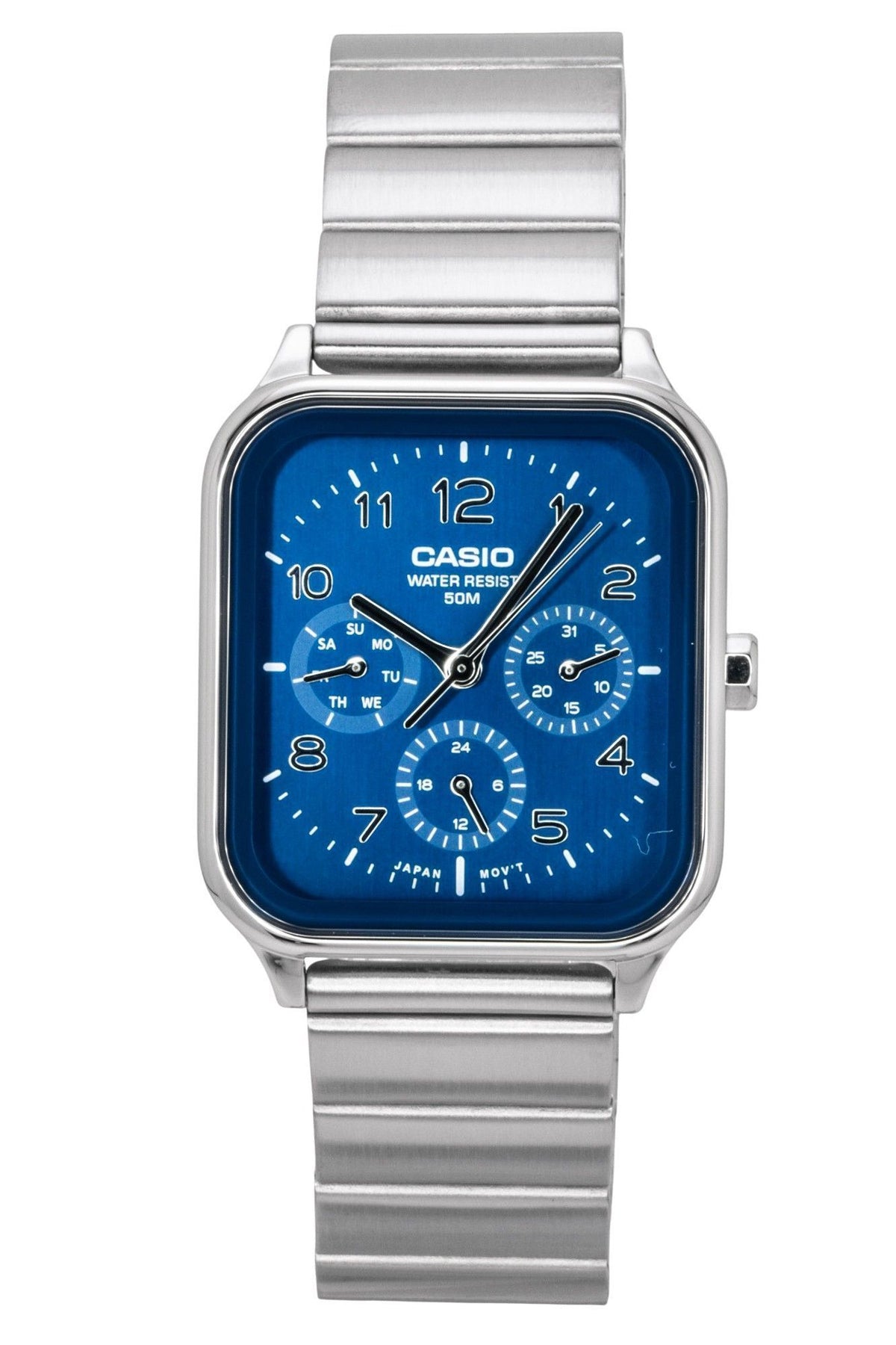 Casio Standard Analog Stainless Steel Blue Dial Quartz MTP-M306D-2AV Men's Watch