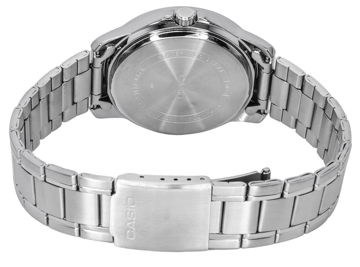 Casio Standard Analog Stainless Steel Silver Dial Quartz MTP-V004D-7C Men's Watch
