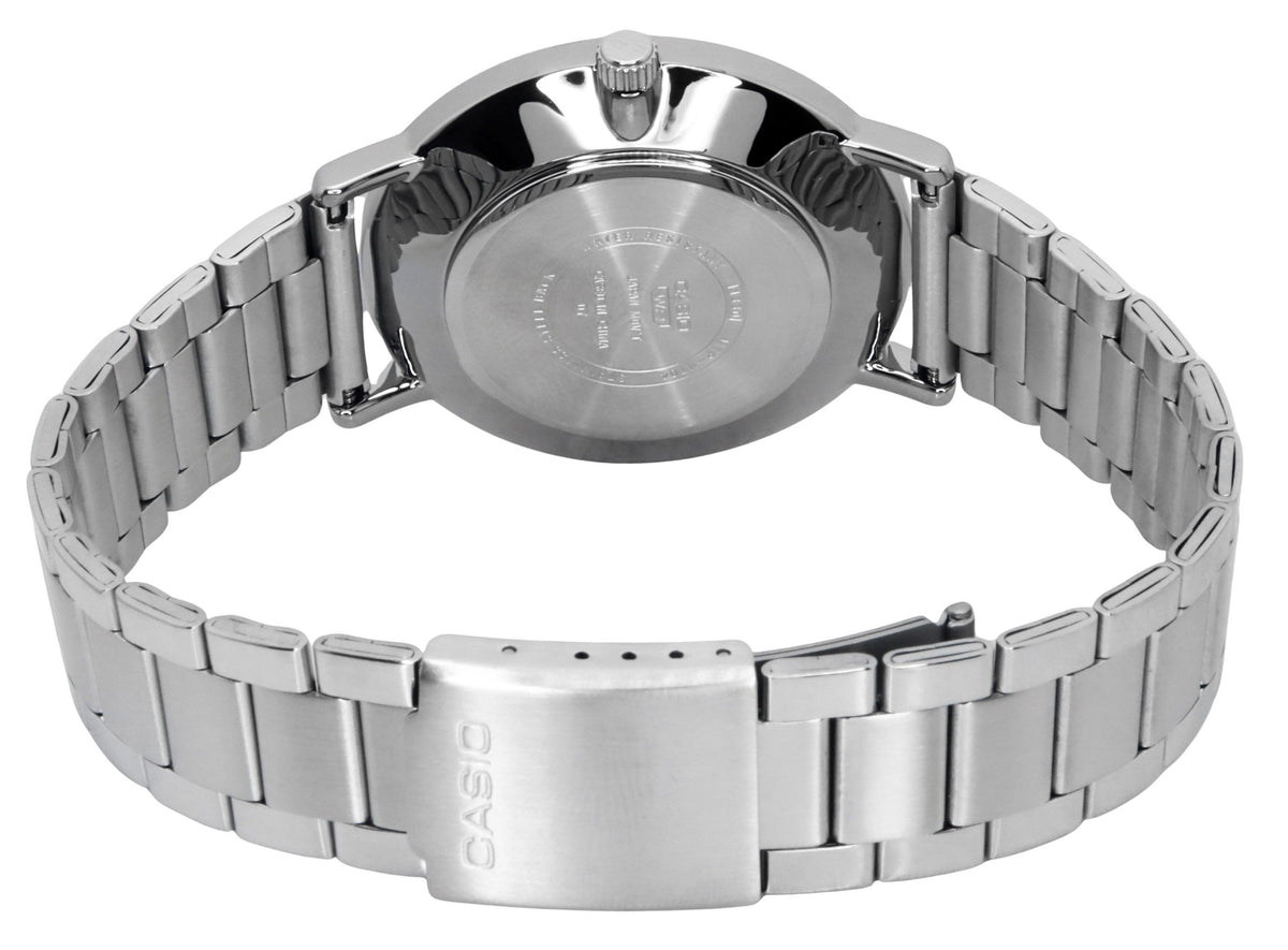Casio Standard Analog Stainless Steel Grey Dial Quartz MTP-VT04D-8E Men's Watch