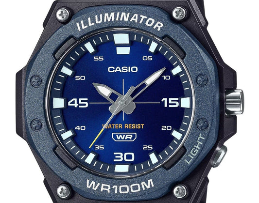 Casio Standard Analog Resin Strap Blue Dial Quartz MW-620H-2AV 100M Men's Watch