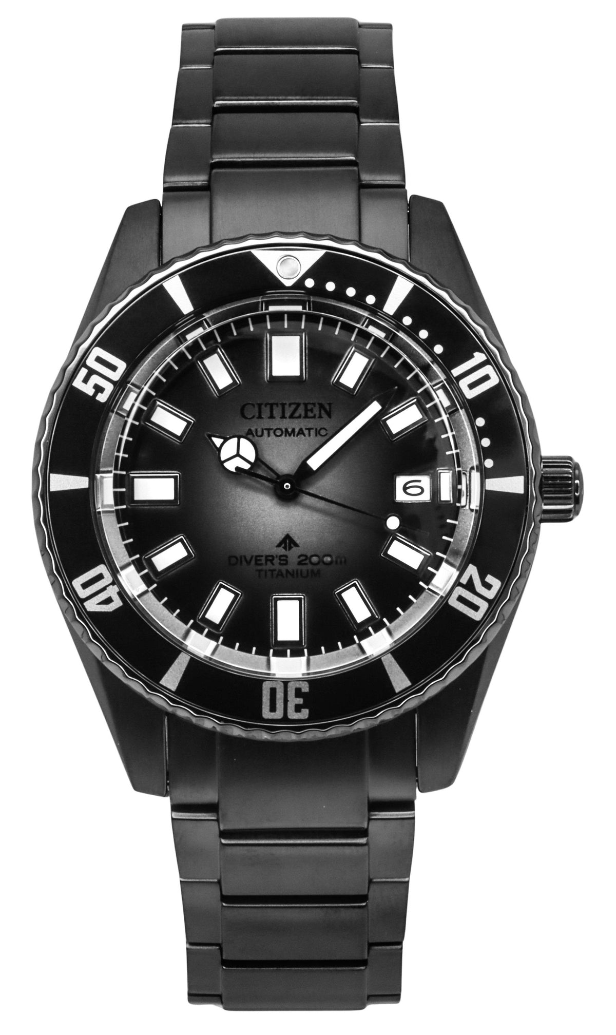 Citizen Promaster Fujitsubo Super Titanium Black Dial Automatic Diver's NB6025-59H 200M Men's Watch