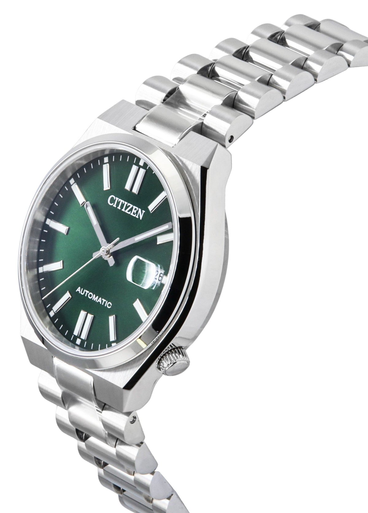 Citizen Tsuyosa Stainless Steel Green Dial Automatic NJ0200-50X Unisex Watch