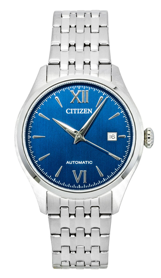Citizen Stainless Steel Blue Dial Automatic NJ0240-55L Men's Watch