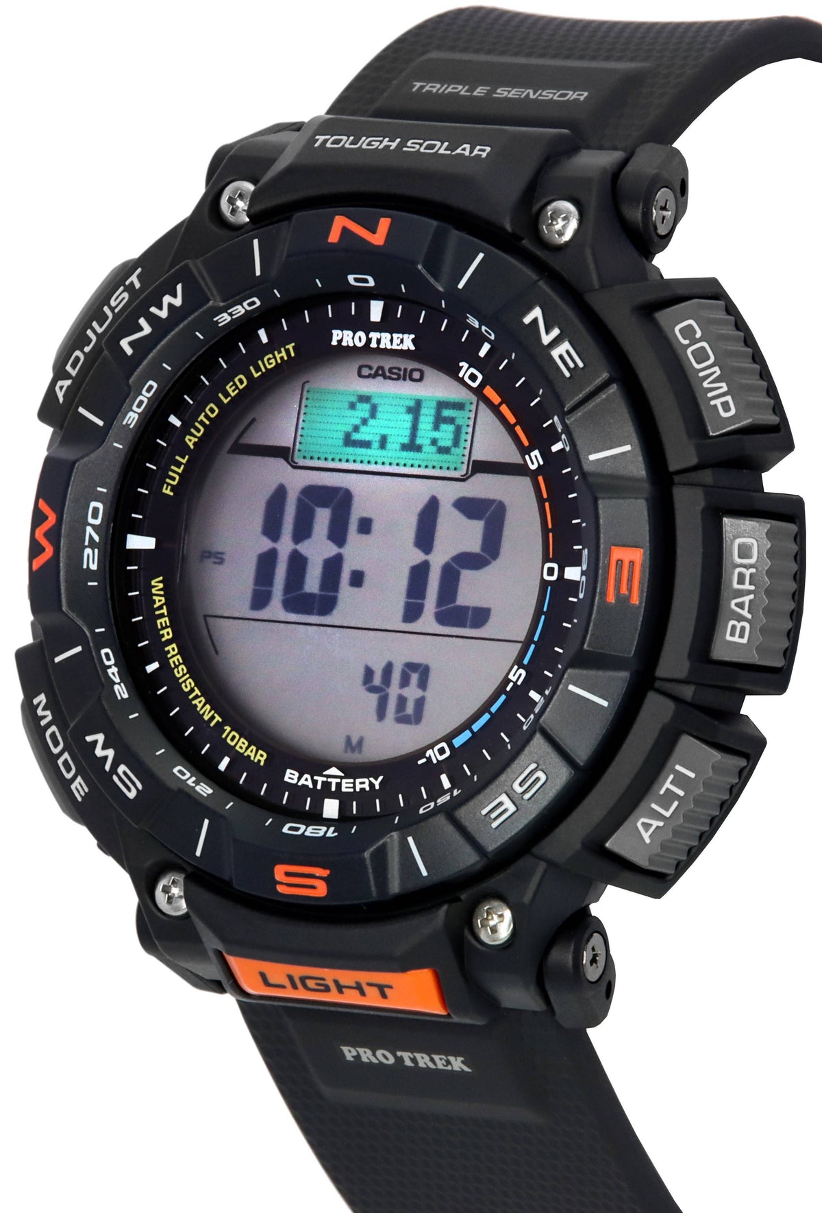 Casio Protrek Digital Solar Powered PRG-340-1 PRG340-1 100M Men's Watch