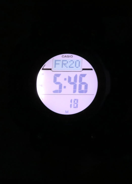 Casio Pro Trek Digital Green Bio Based Resin Strap Tough Solar PRG-340-3 100M Men's Watch