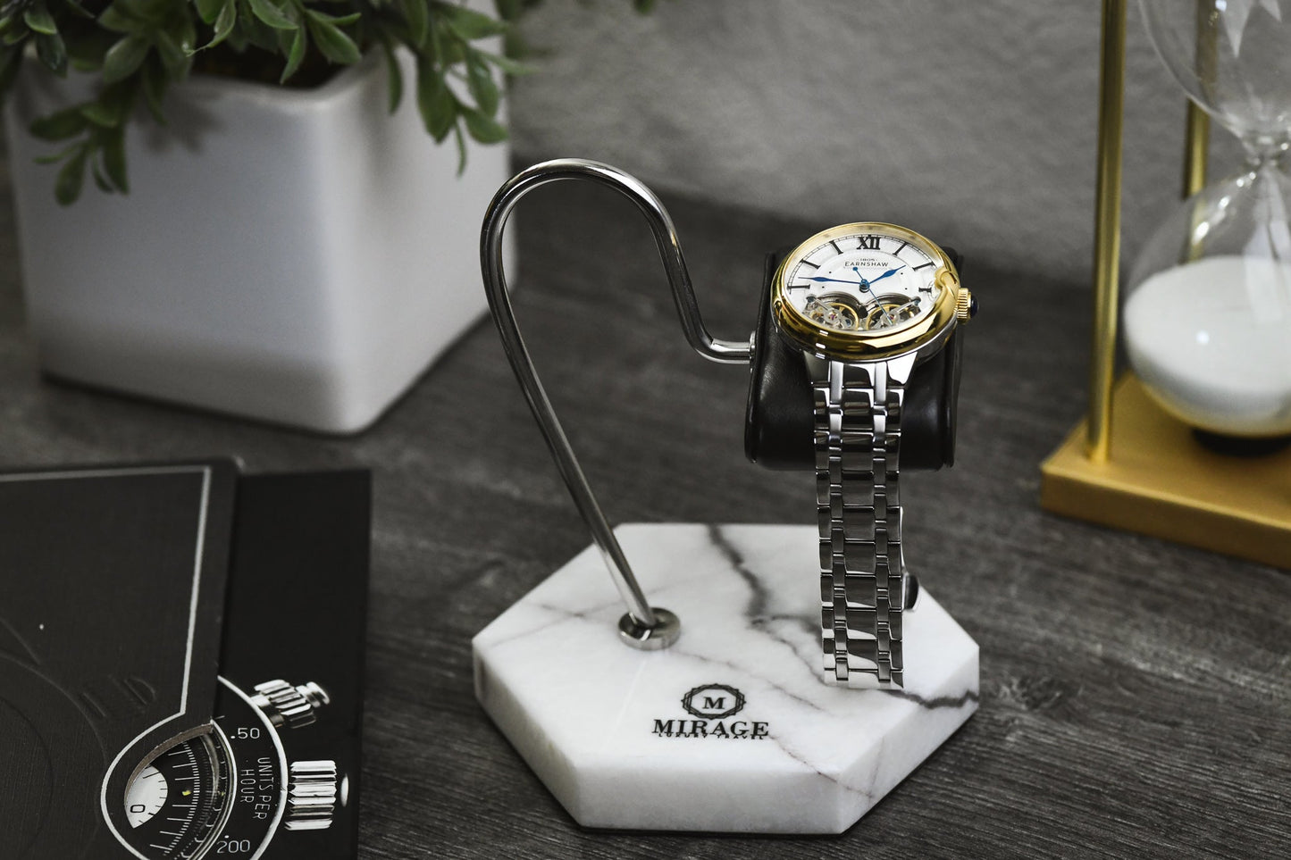 Watch Stand Display | White Marble (Limited Edition)