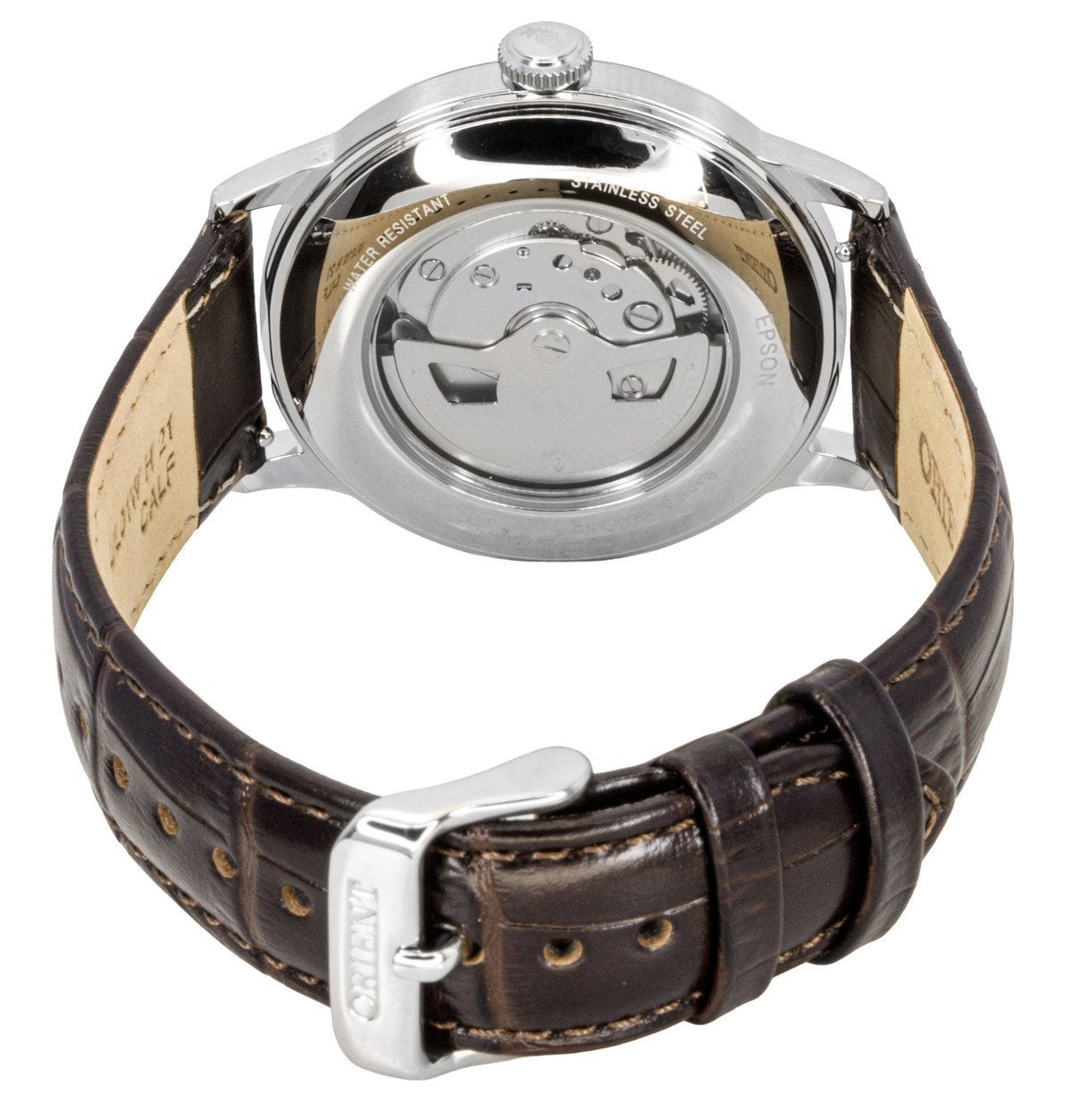 Orient Classic Leather Strap Green Dial Automatic RA-AC0023E Men's Watch