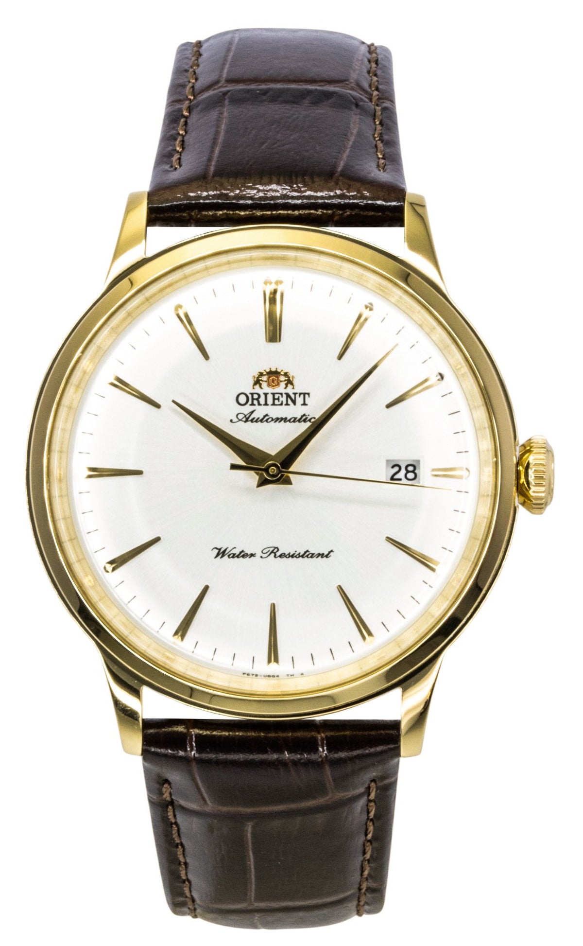 Orient Classic Bambino Leather Strap White Dial Automatic RA-AC0028S Men's Watch