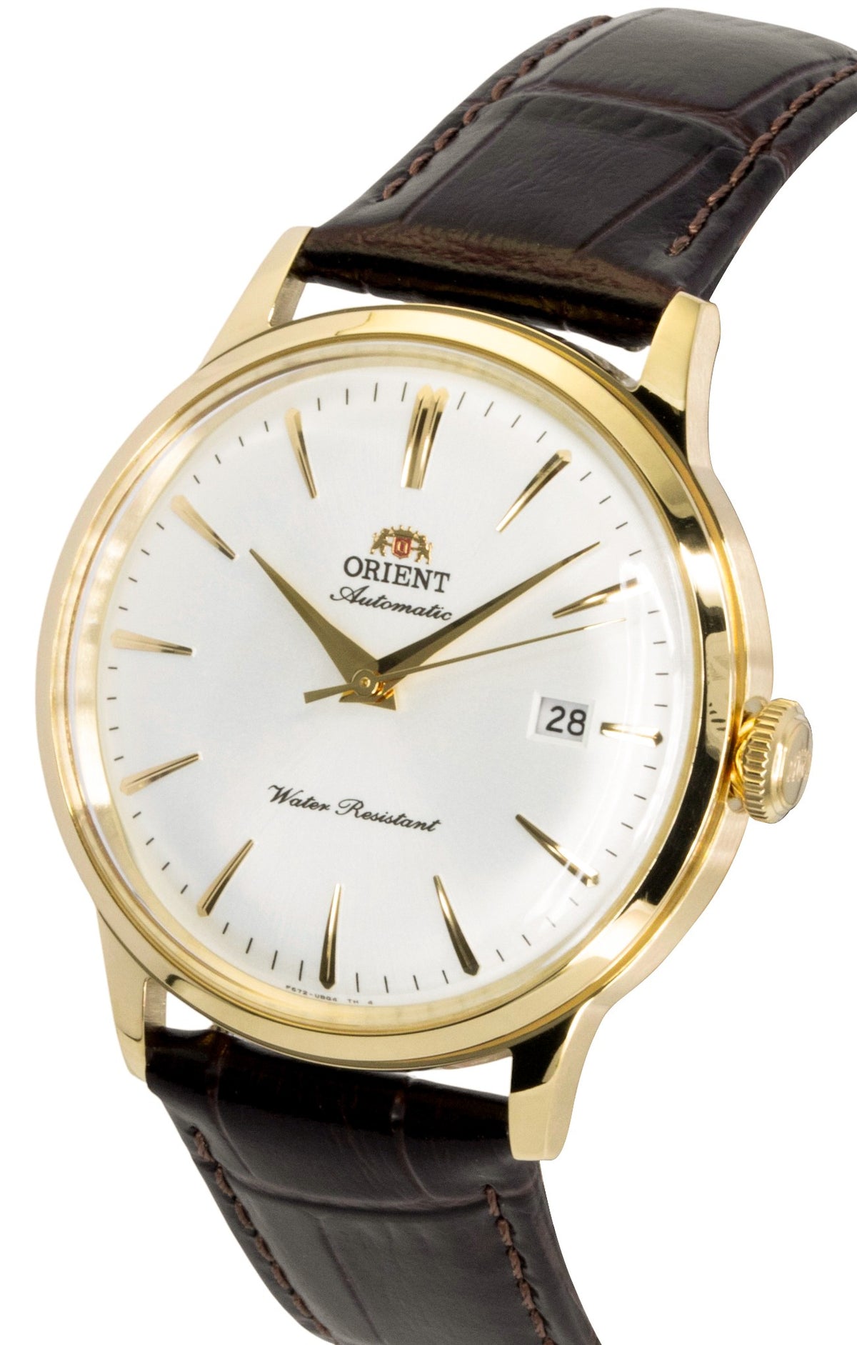 Orient Classic Bambino Leather Strap White Dial Automatic RA-AC0028S Men's Watch
