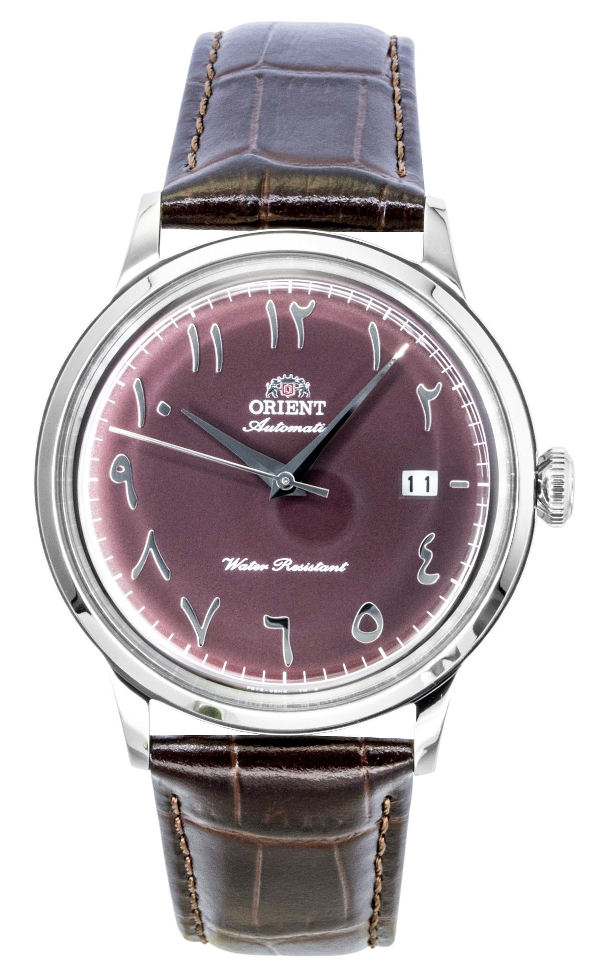 Orient Classic Bambino Leather Strap Bordeaux Dial Automatic RA-AC0037R Men's Watch