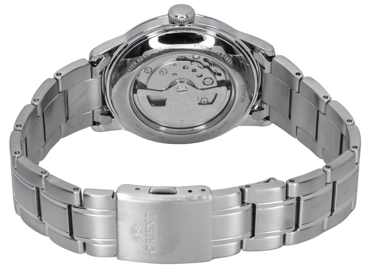 Orient Bambino Stainless Steel Grass Green Dial Automatic RA-AC0M09E Men's Watch