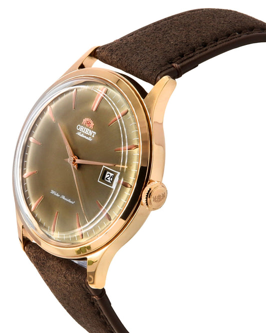 Orient Bambino Version 4 Leather Strap Bronze Dial Automatic A-AC0P04Y10B RA-AC0P04Y30B Men's Watch