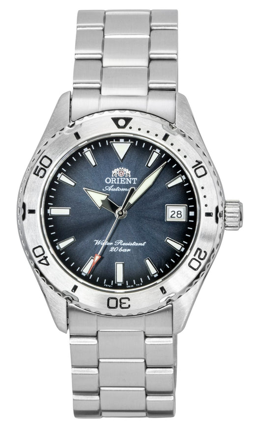 Orient Mako Sport Stainless Steel Blue Dial Automatic Diver's RA-AC0Q14L 200M Men's Watch