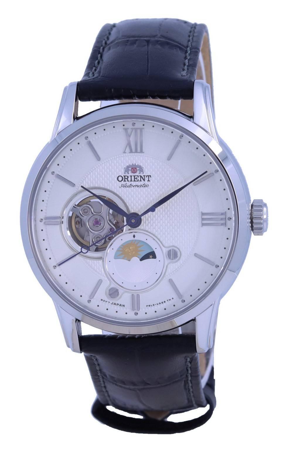Orient Classic Sun And Moon Open Heart Automatic RA-AS0011S10B RA-AS0011S30B Men's Watch