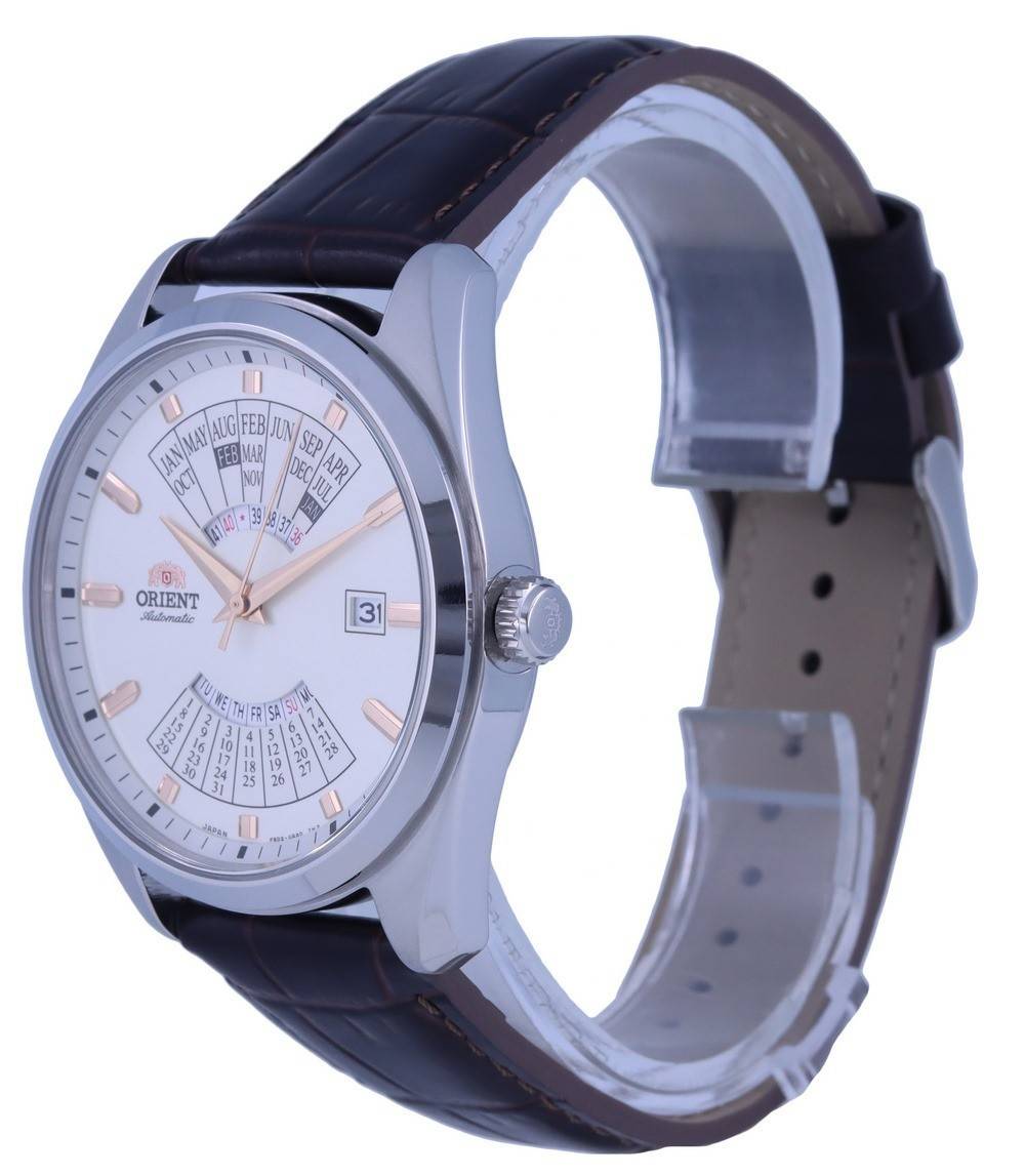 Orient Multi Year Calendar White Dial Leather Automatic RA-BA0005S10B RA-BA0005S30B Men's Watch