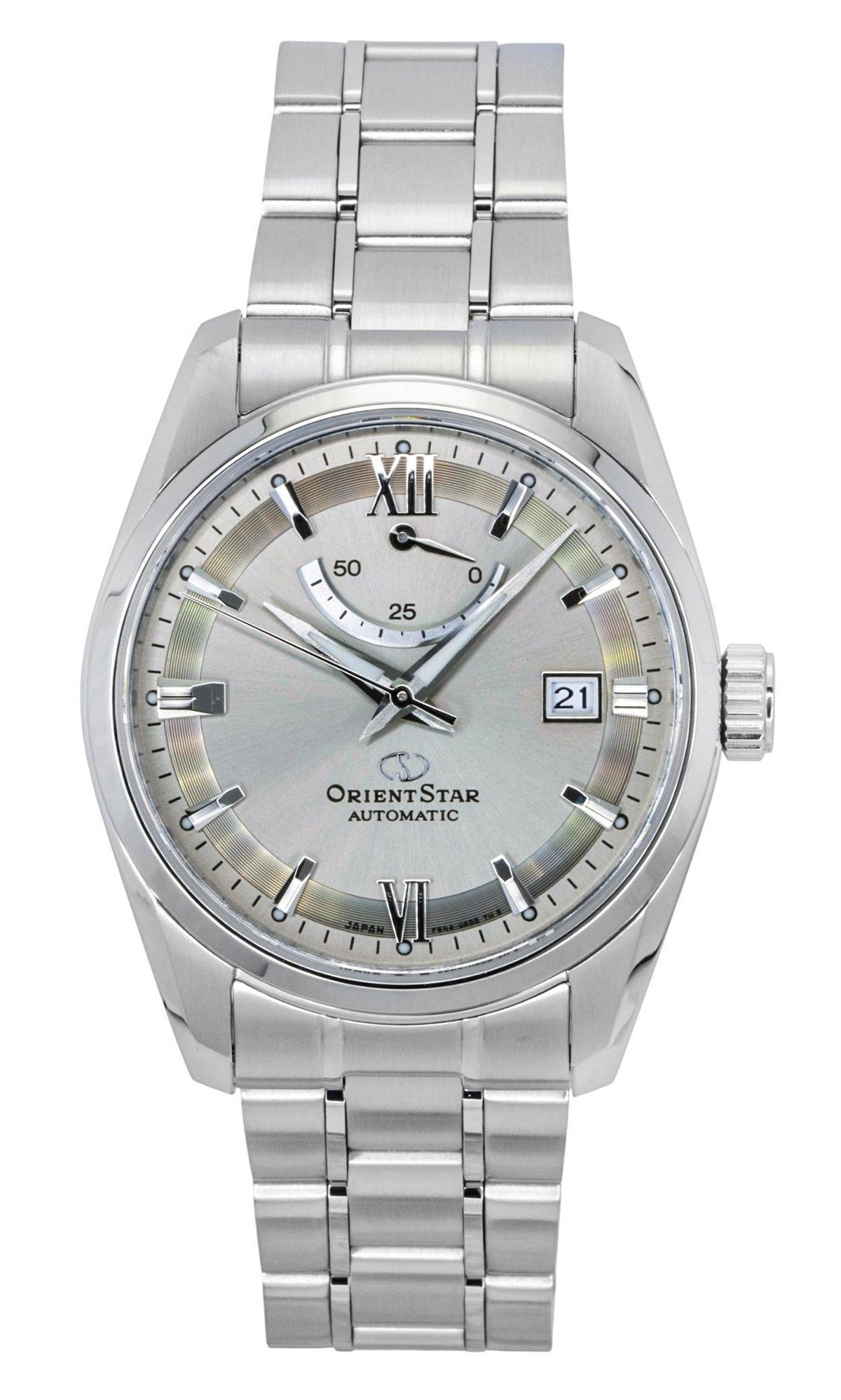 Orient Star Contemporary Stainless Steel Grey Dial Automatic RE-AU0110N 100M Men's Watch