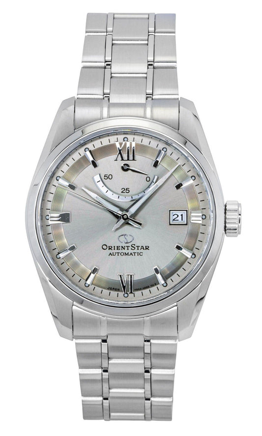 Orient Star Contemporary Stainless Steel Grey Dial Automatic RE-AU0110N 100M Men's Watch