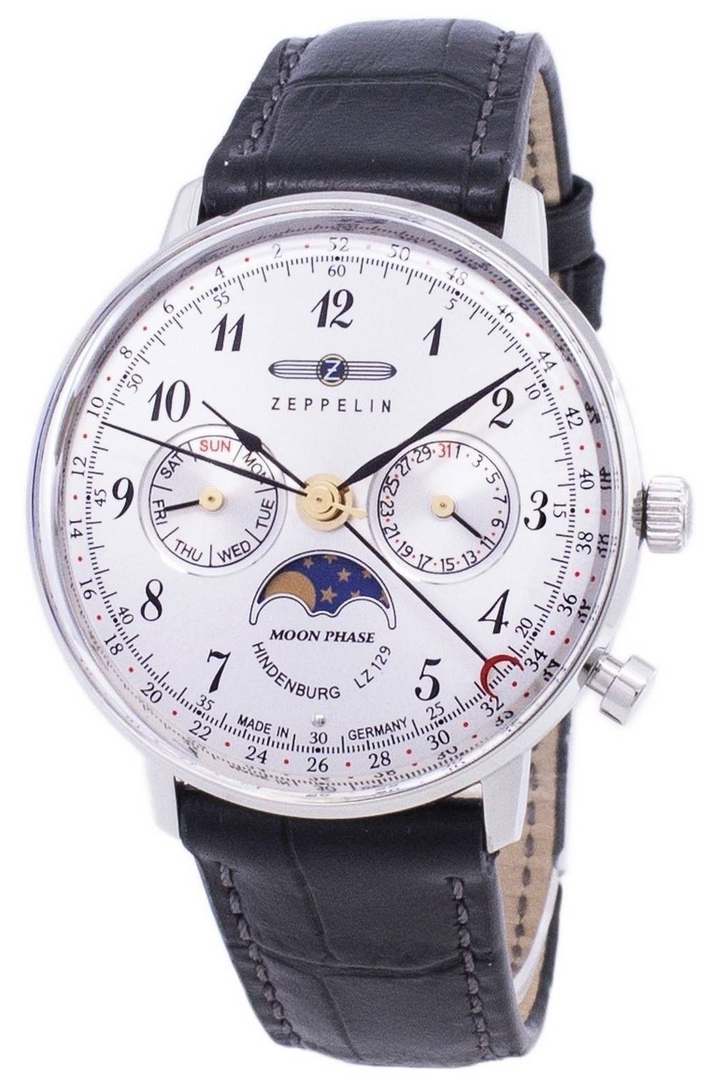 Refurbished Zeppelin Series LZ 129 Hindenburg Germany Made 7037-1 70371 Men's Watch
