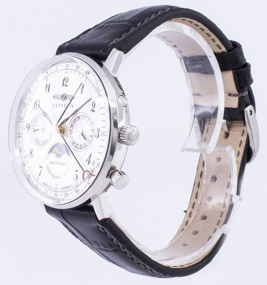 Refurbished Zeppelin Series LZ 129 Hindenburg Germany Made 7037-1 70371 Men's Watch