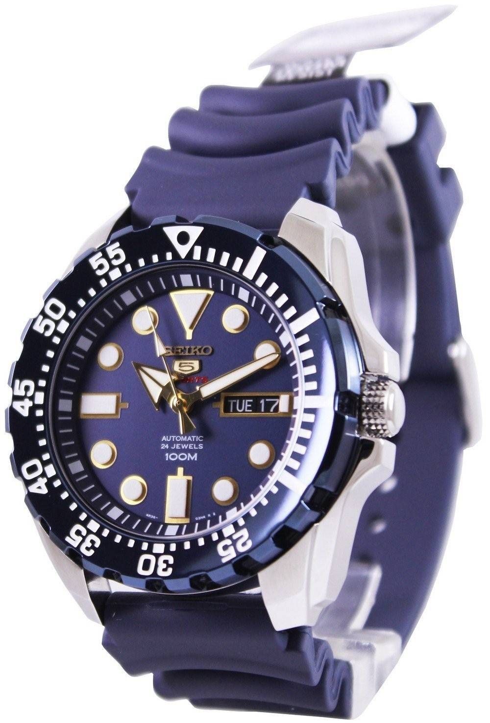 Refurbished Seiko 5 Sports Automatic 24 Jewels SRP605K2 Men's Watch