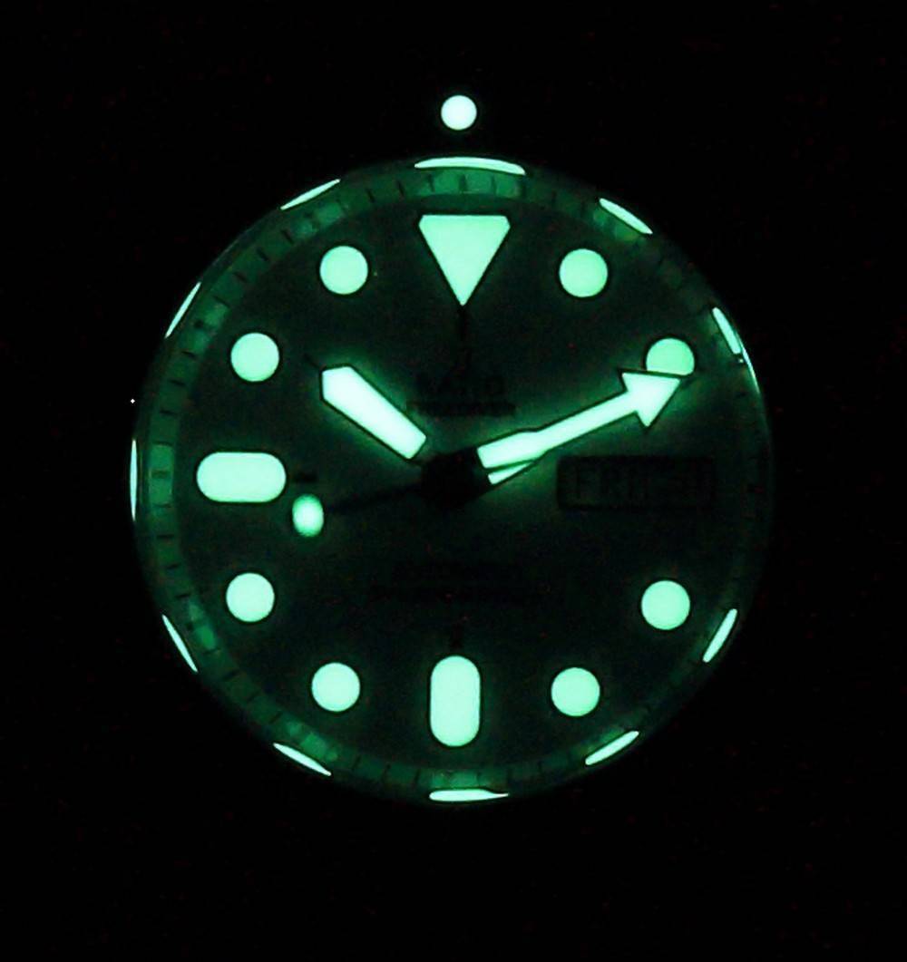 Ratio FreeDiver White Dial Sapphire Crystal Stainless Steel Automatic RTA109 200M Men's Watch