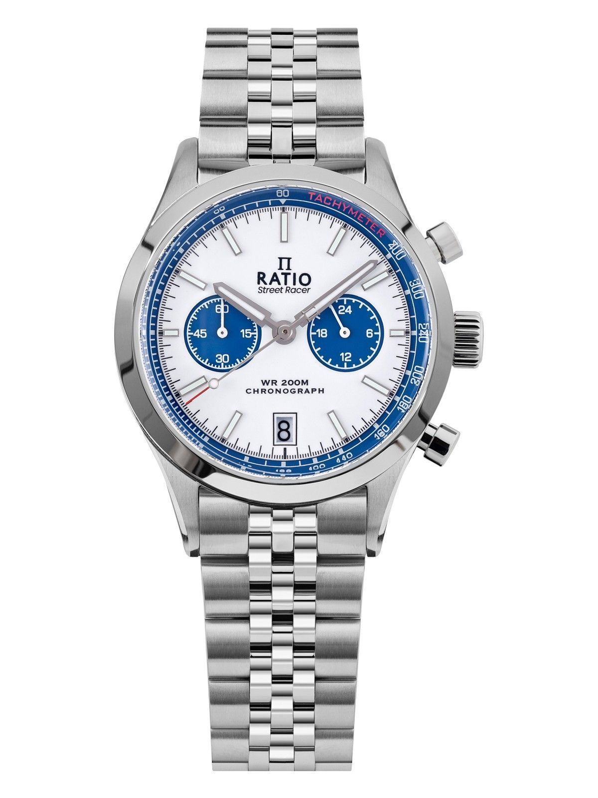 Ratio Street Racer Chronograph RTC024 200M Blue Panda Dial Limited Edition Watch