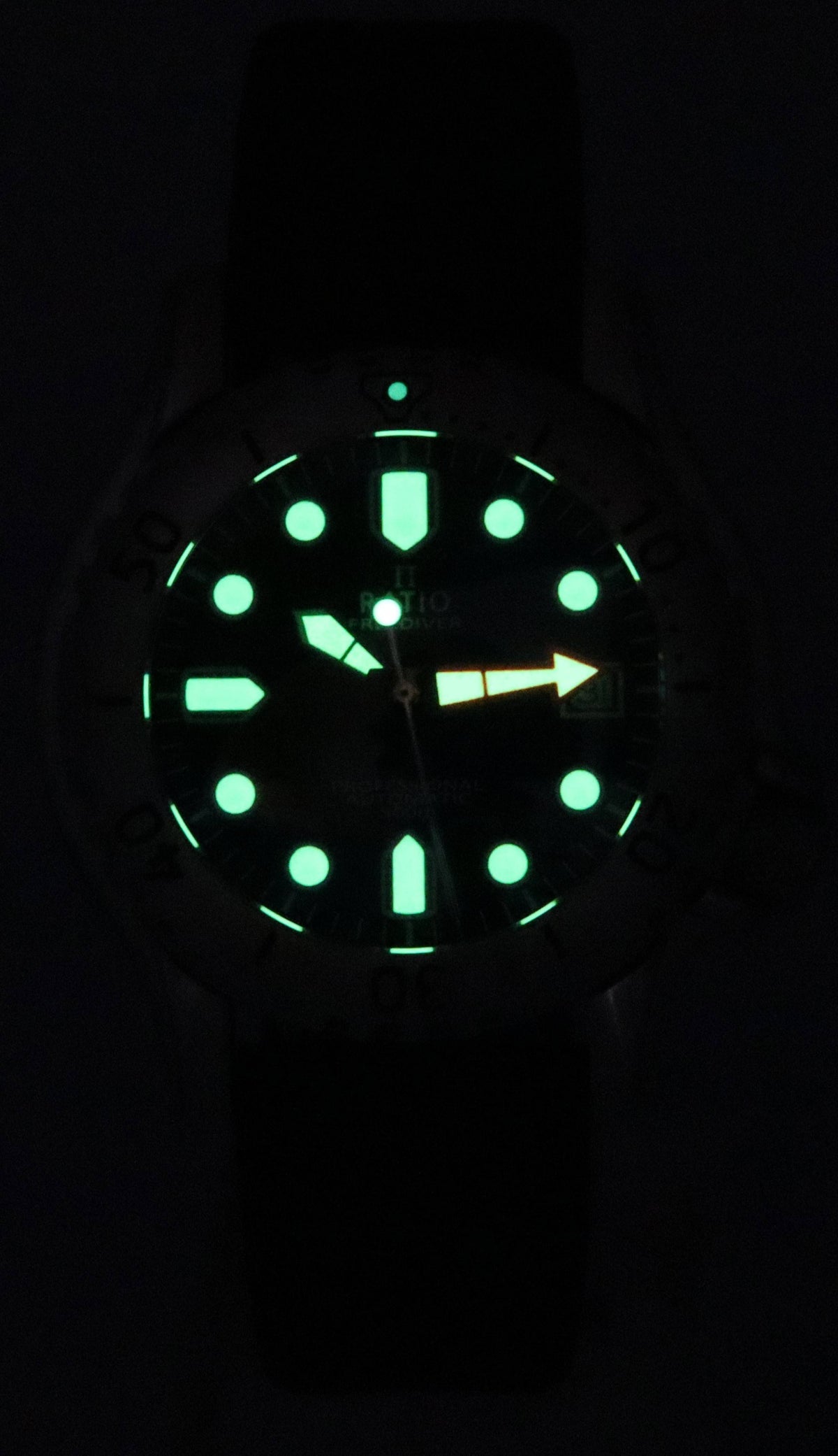 Ratio FreeDiver Professional Sapphire Black Dial Automatic RTF015 500M Men's Watch