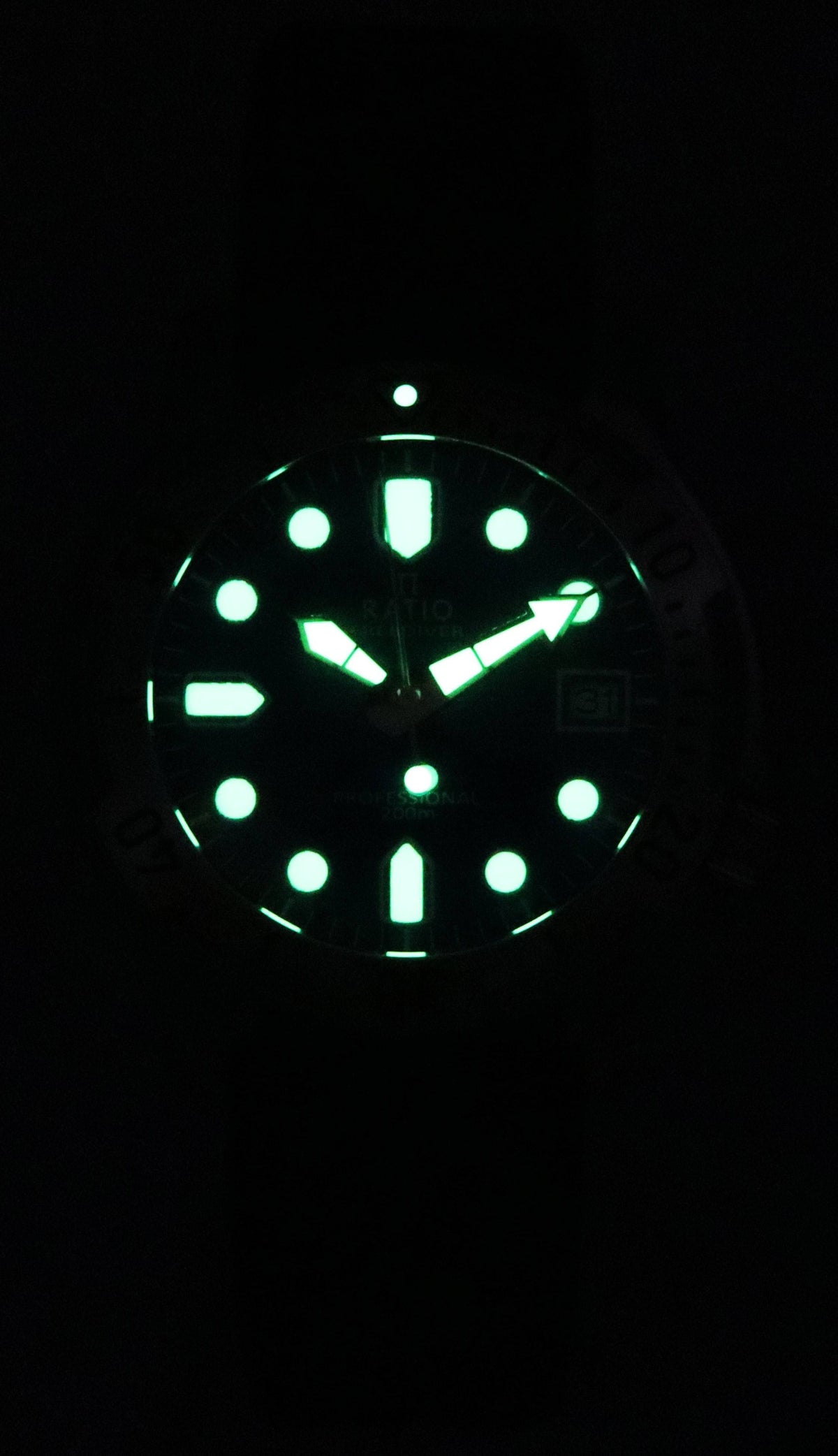 Ratio FreeDiver Professional Sapphire Blue Sunray Dial Quartz RTF023 200M Men's Watch
