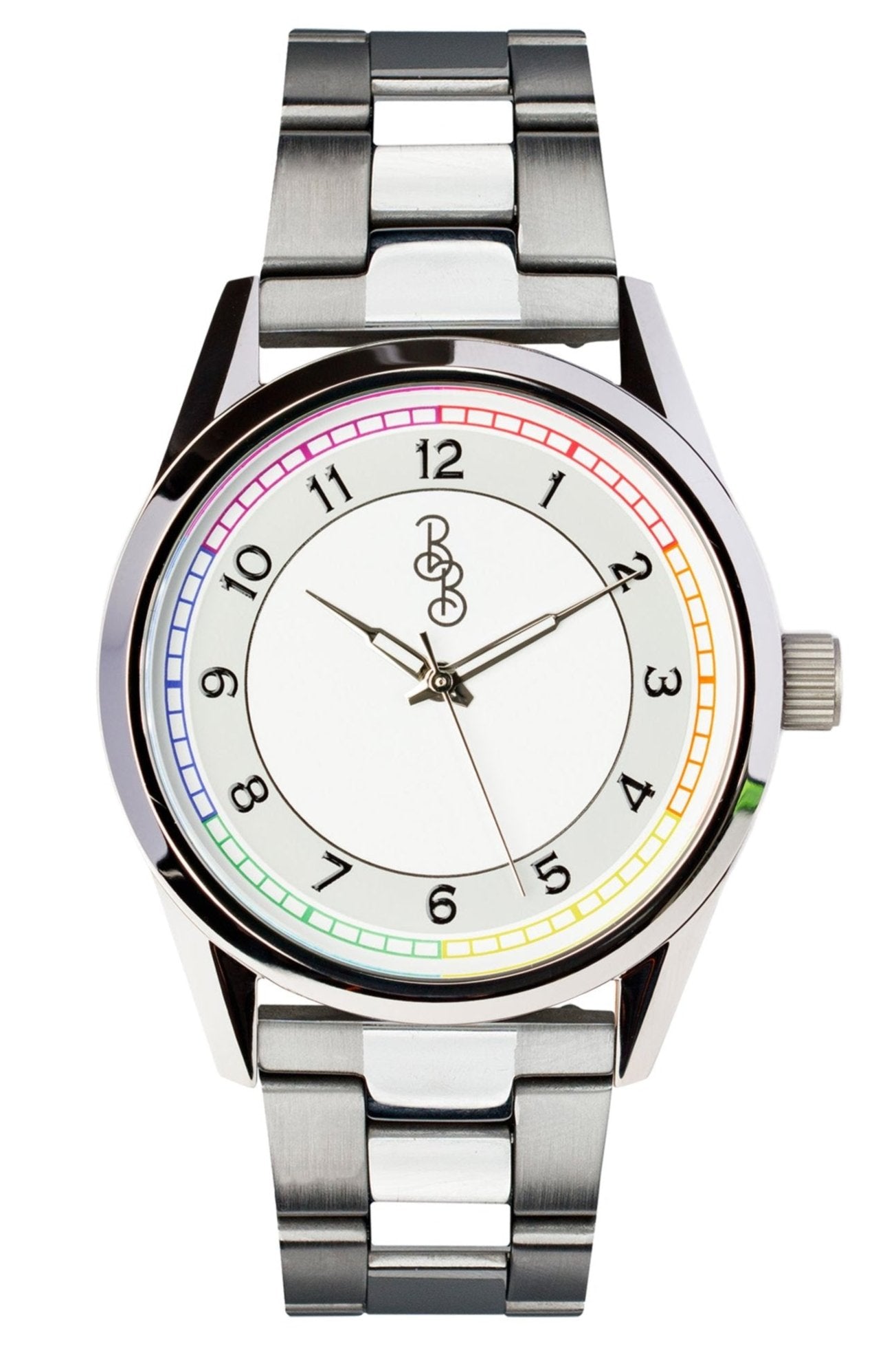 Rainbow Classic Watch With Interchangeable Straps And Steel - Veloce - The App For Watch Collectors