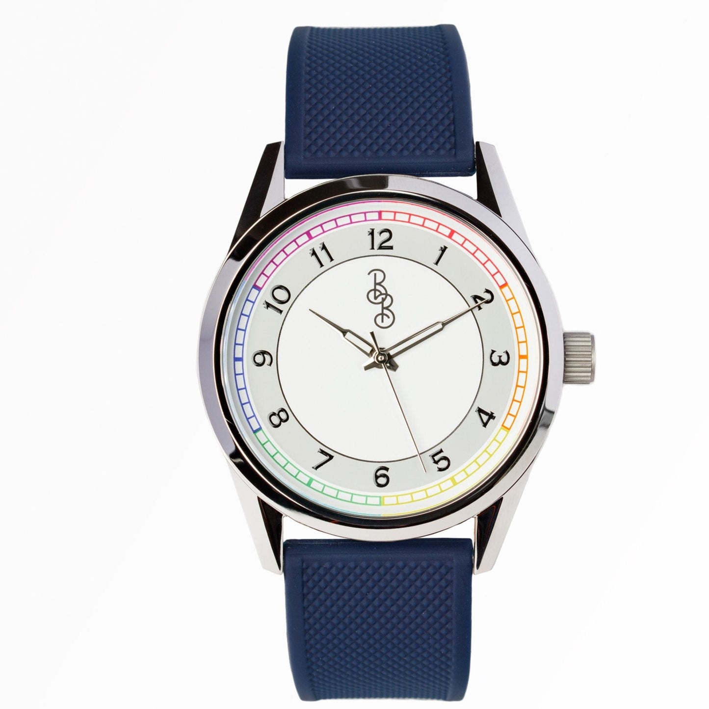 Rainbow Classic Watch With Interchangeable Straps And Steel - Veloce - The App For Watch Collectors
