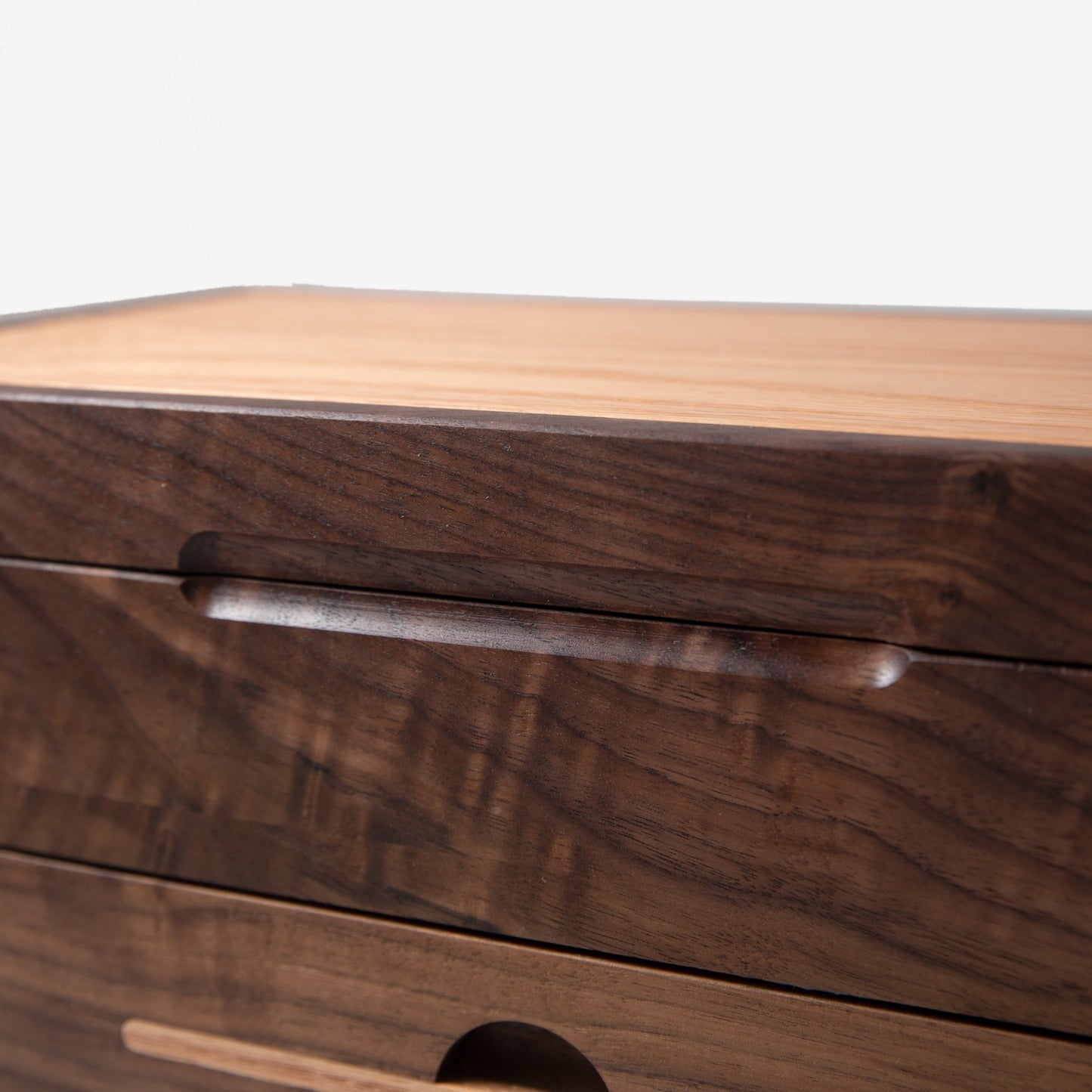 Watch Box Drawer Black Walnut And Oak 12 To 16 Compartments - Veloce - The App For Watch Collectors