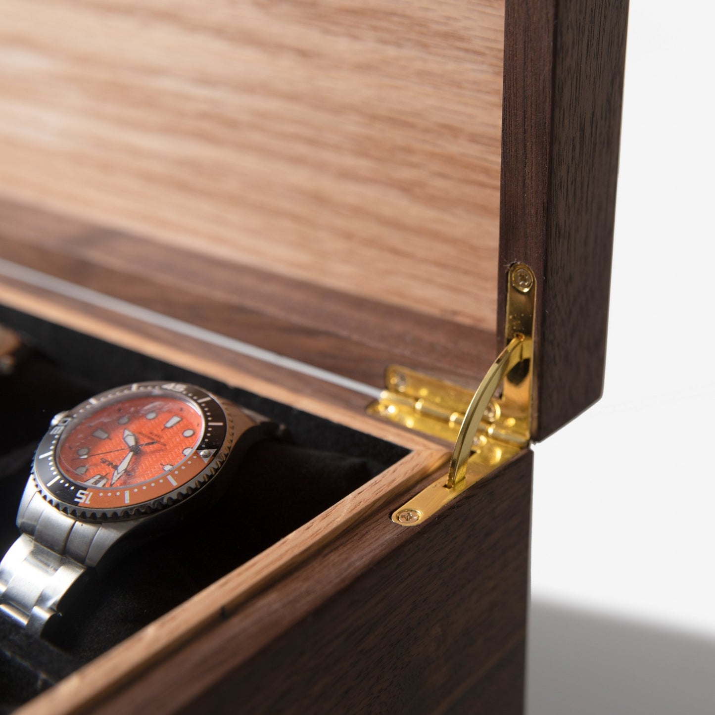 Watch Box Drawer Black Walnut And Oak 12 To 16 Compartments - Veloce - The App For Watch Collectors