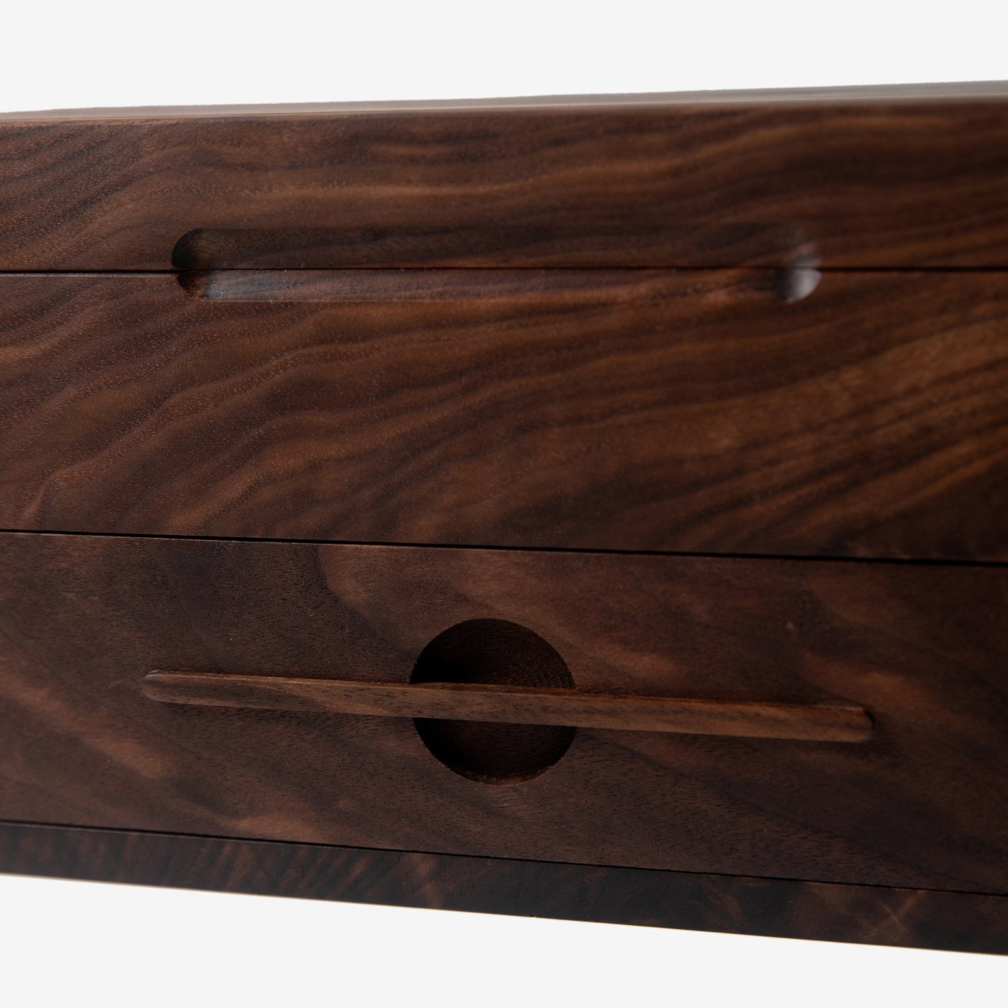Watch Box With Drawer Black Walnut 12 To 16 Compartments - Veloce - The App For Watch Collectors