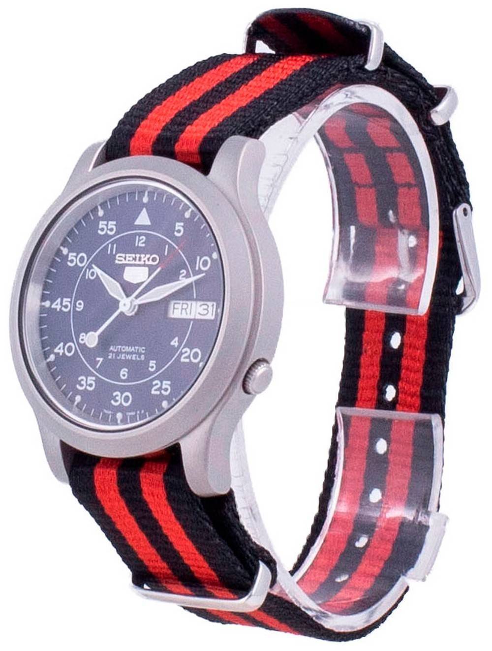 Seiko 5 Military SNK807K2-var-NATOS15 Automatic Nylon Strap Men's Watch