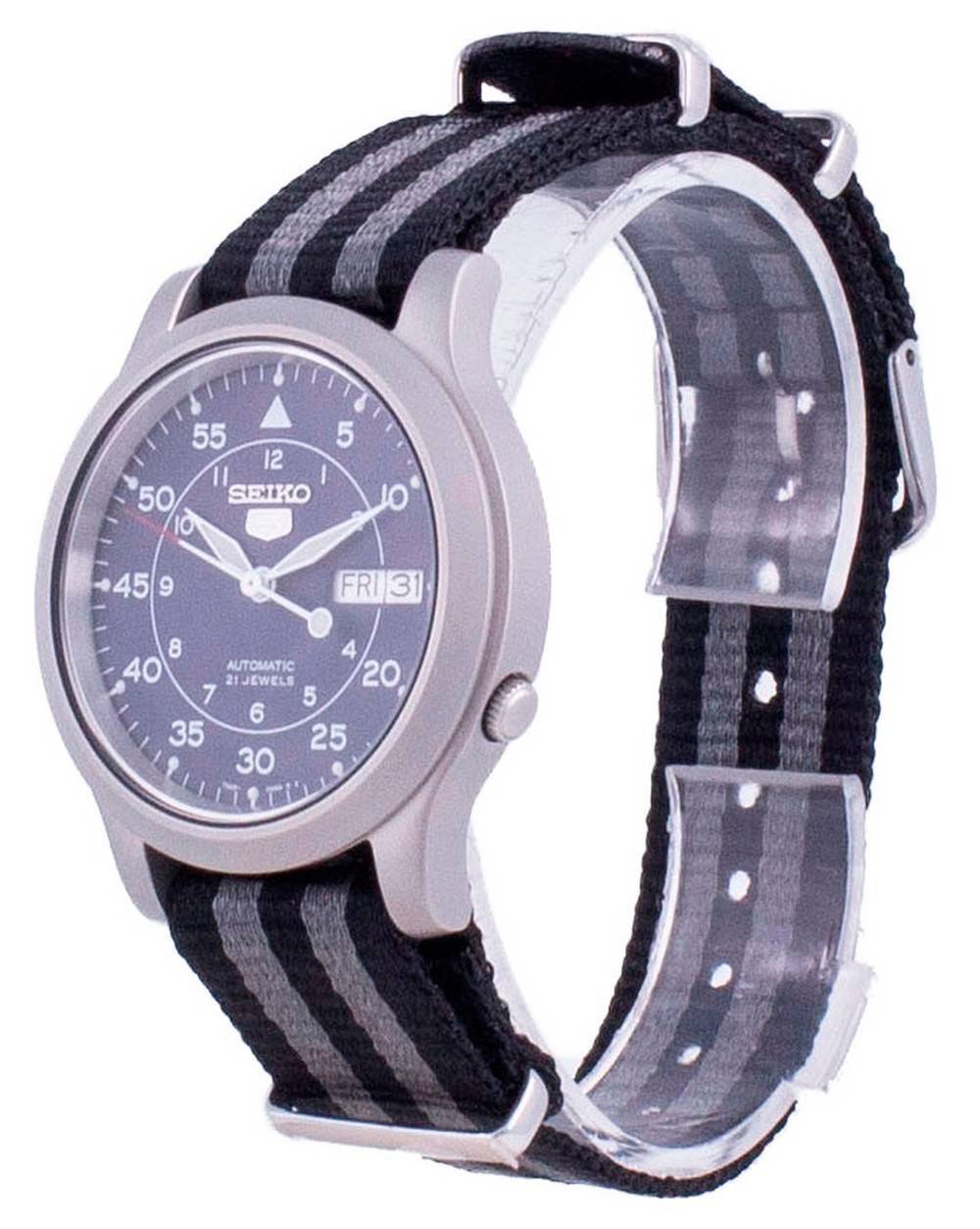 Seiko 5 Military SNK807K2-var-NATOS16 Automatic Nylon Strap Men's Watch