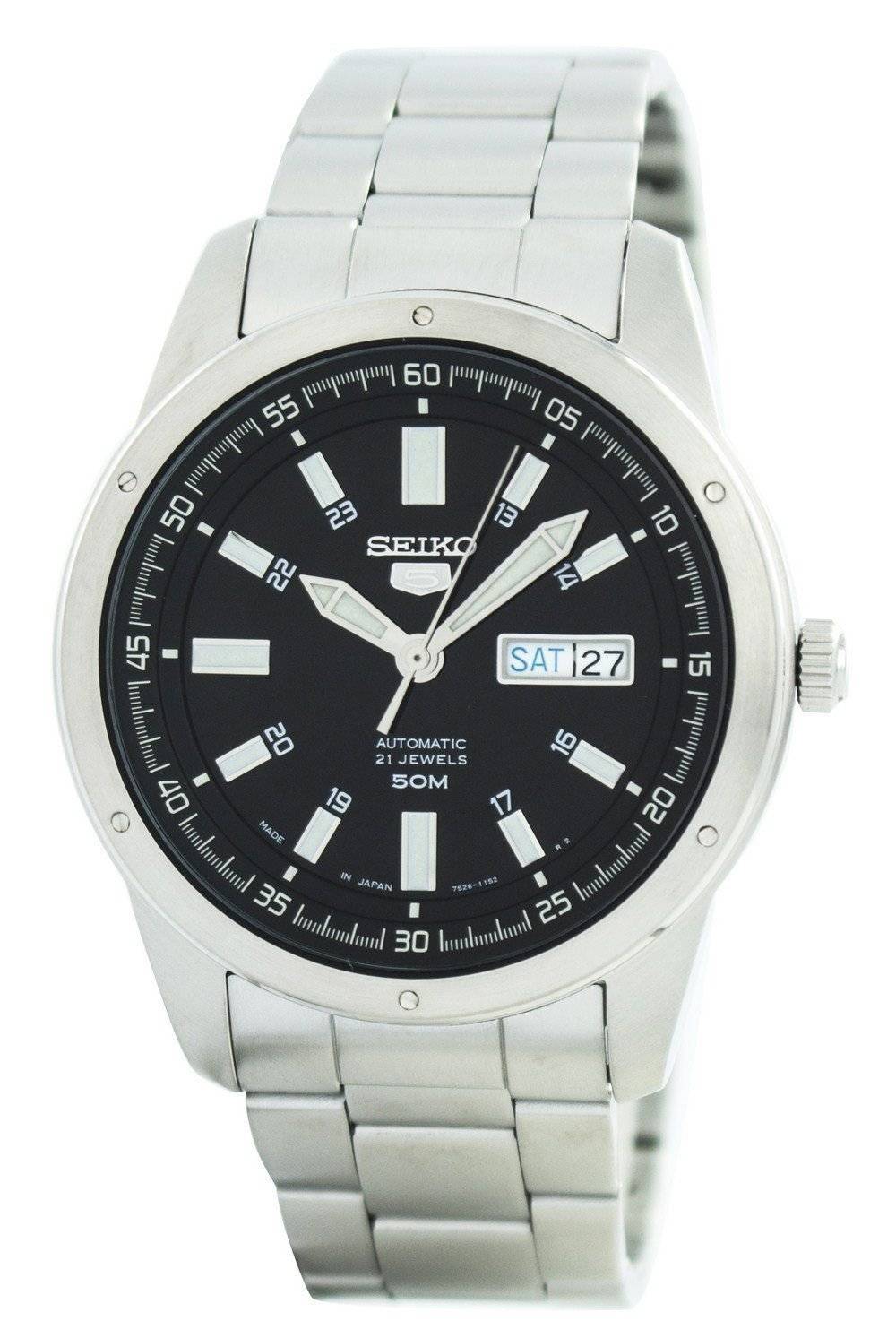 Seiko 5 Automatic 21 Jewels Japan Made SNKN13 SNKN13J1 SNKN13J Men's Watch
