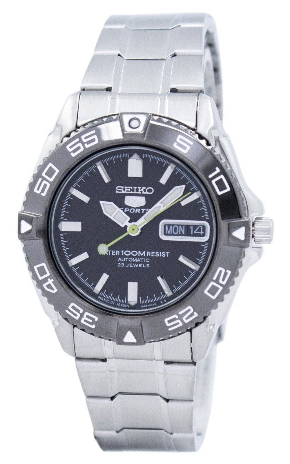 Refurbished Seiko 5 Sports Automatic Japan Made SNZB23 SNZB23J1 SNZB23J Men's Watch