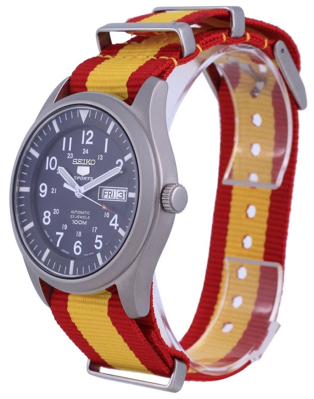 Seiko 5 Sports Automatic Polyester SNZG11J1-var-NATO29 100M Men's Watch