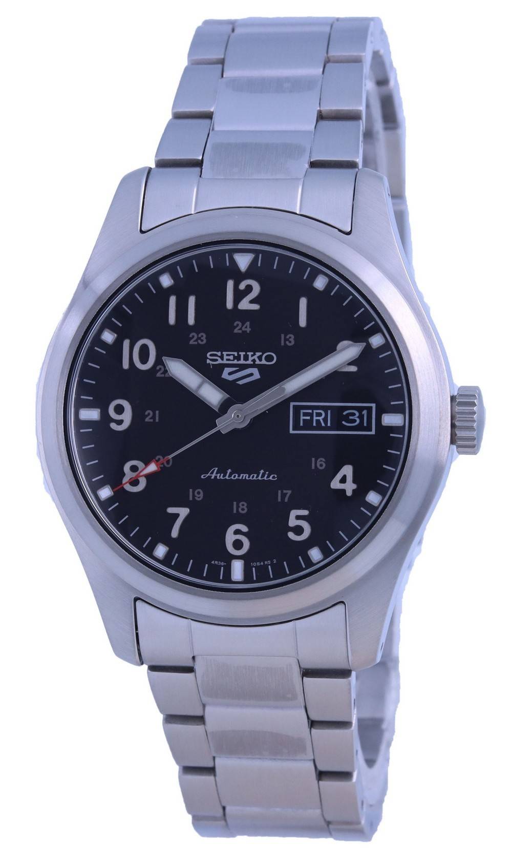 Refurbished Seiko 5 Sports Field Black Dial Automatic SRPG27 SRPG27K1 SRPG27K 100M Men's Watch