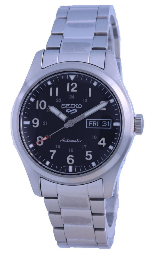 Refurbished Seiko 5 Sports Field Black Dial Automatic SRPG27 SRPG27K1 SRPG27K 100M Men's Watch