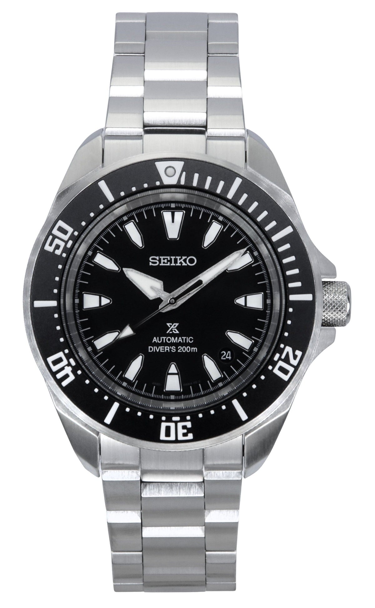 Refurbished Seiko Prospex Sea Samurai Shog-urai Stainless Steel Black Dial Automatic Diver's SRPL13K1 200M Men's Watch