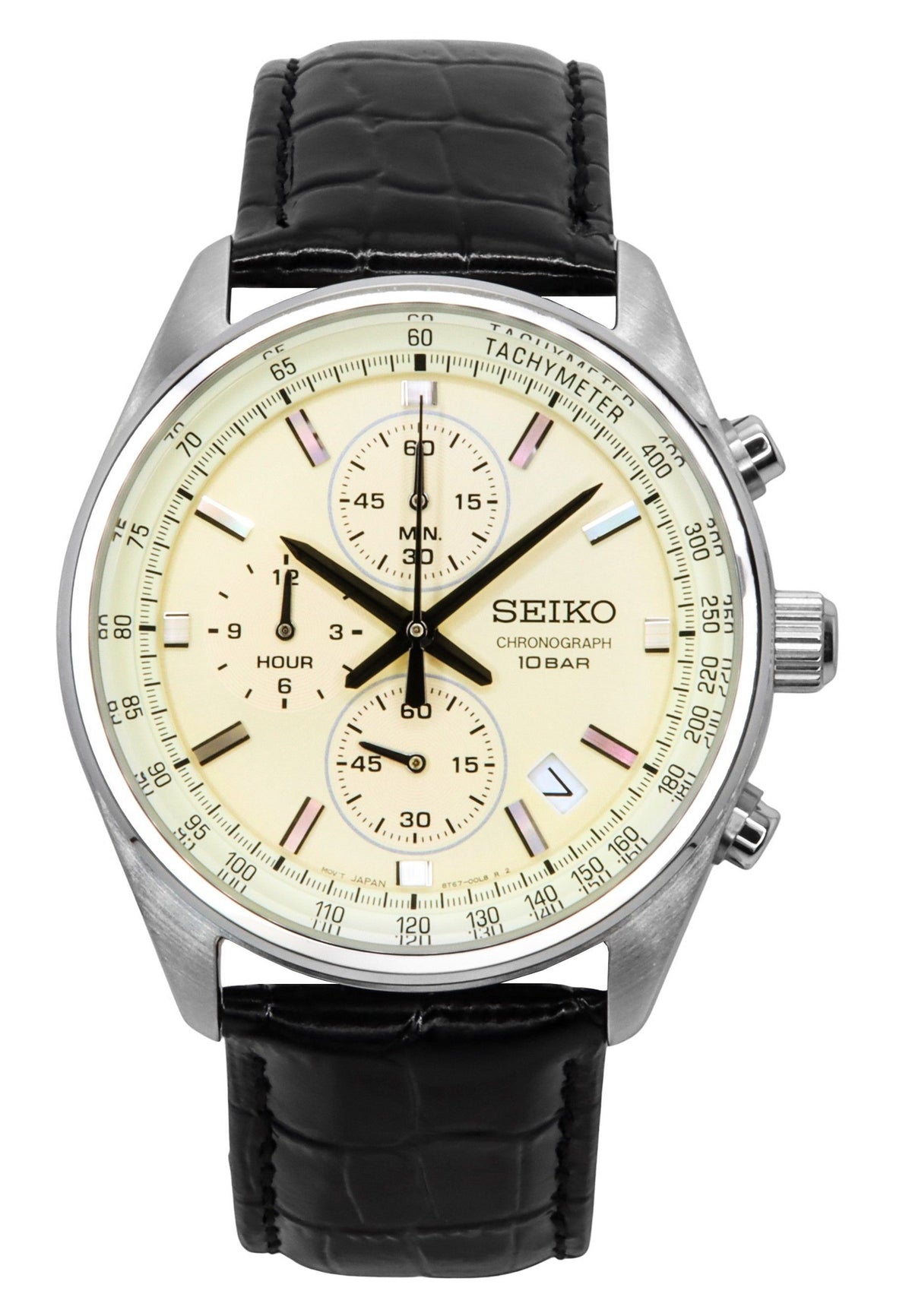 Seiko Chronograph Quartz SSB383 SSB383P1 SSB383P 100M Men's Watch