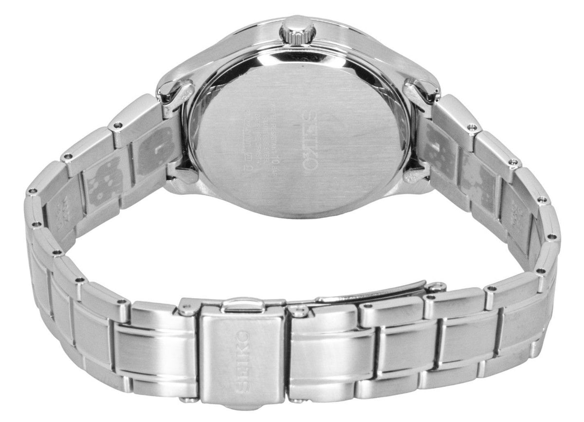 Seiko Classic Stainless Steel Blue Dial Quartz SUR425P1 100M Women's Watch