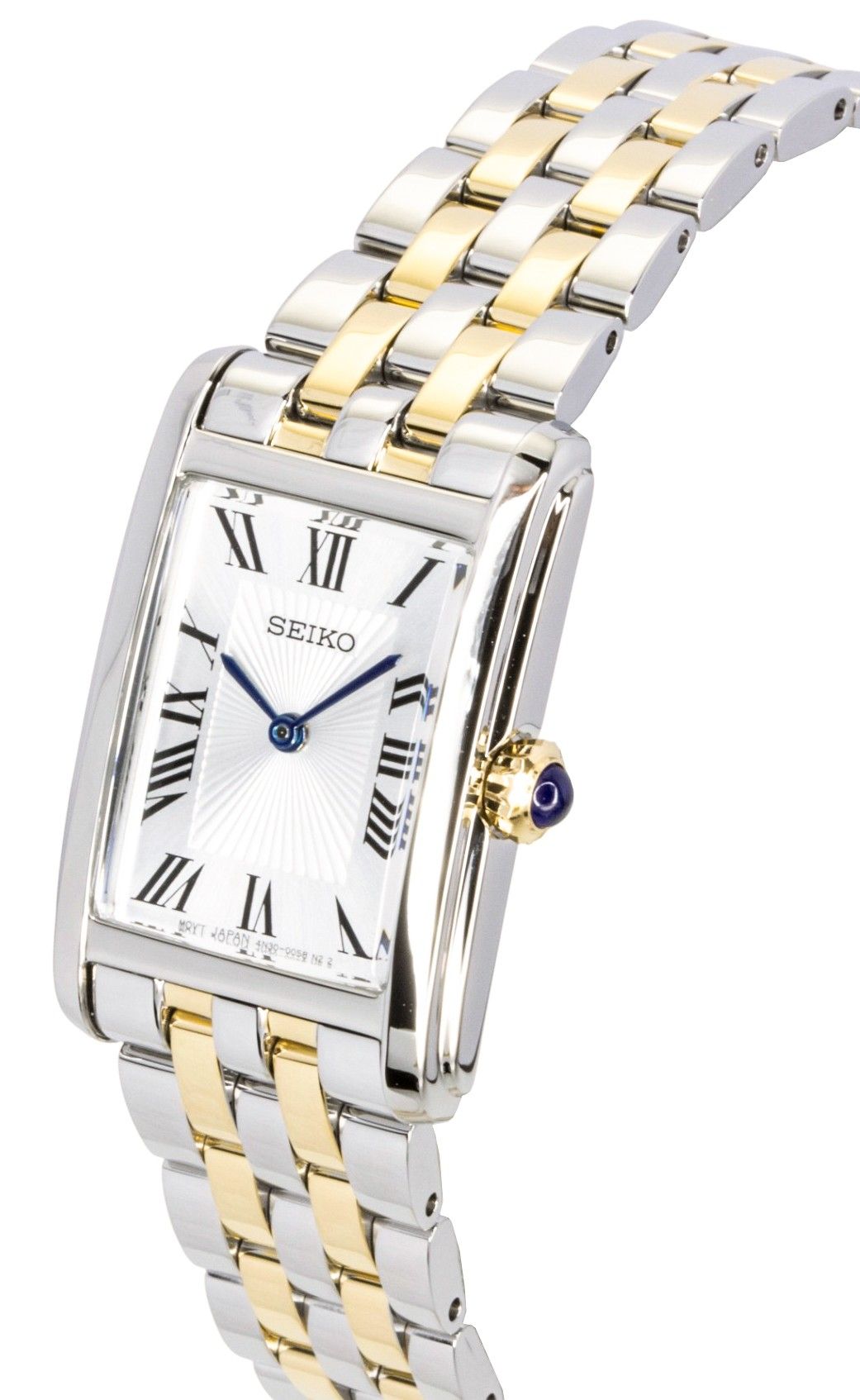 Seiko Two Tone Stainless Steel Silver Dial Quartz SWR087P1 Women's Watch