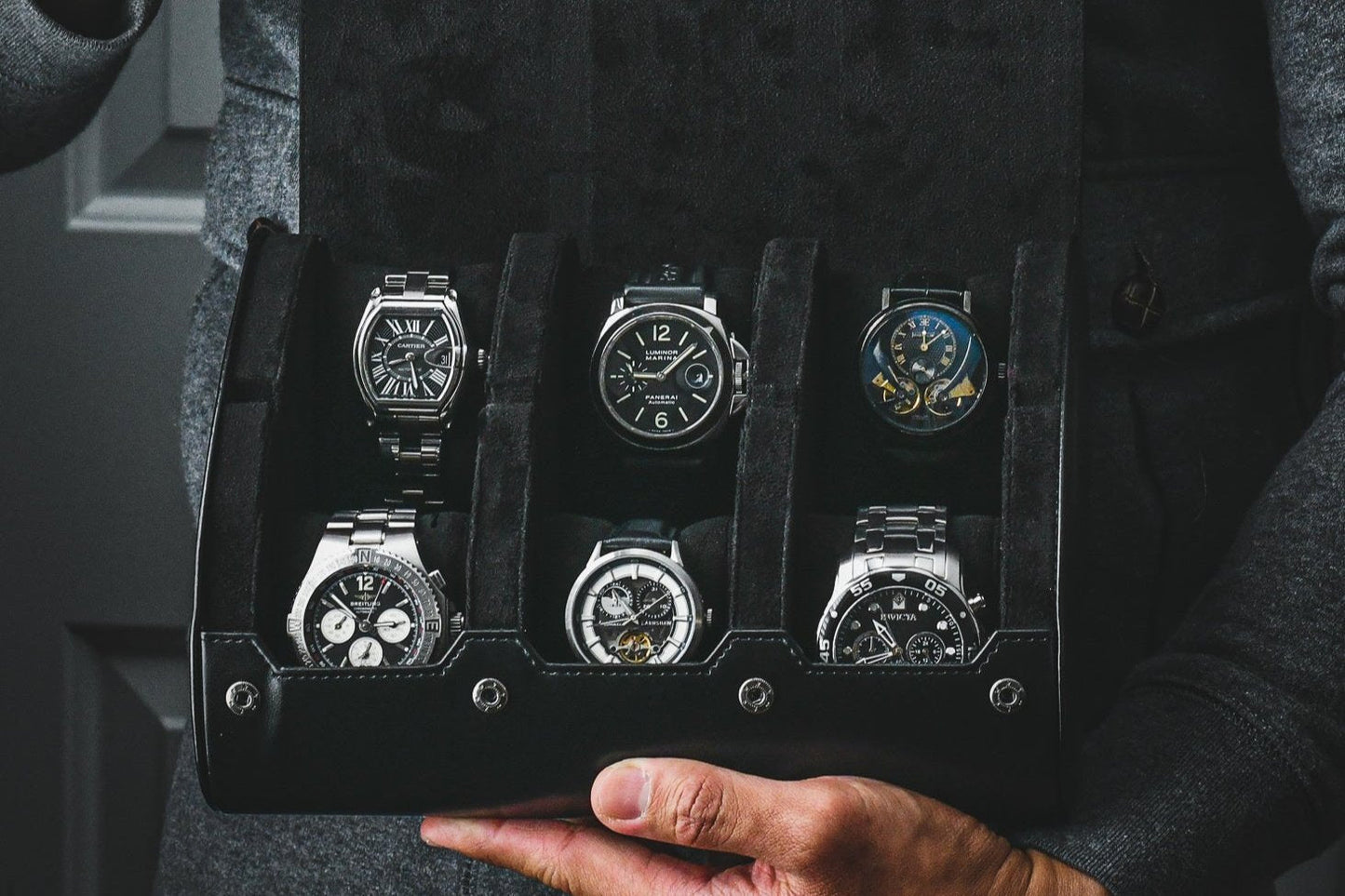 6 Watch Case - Super Black