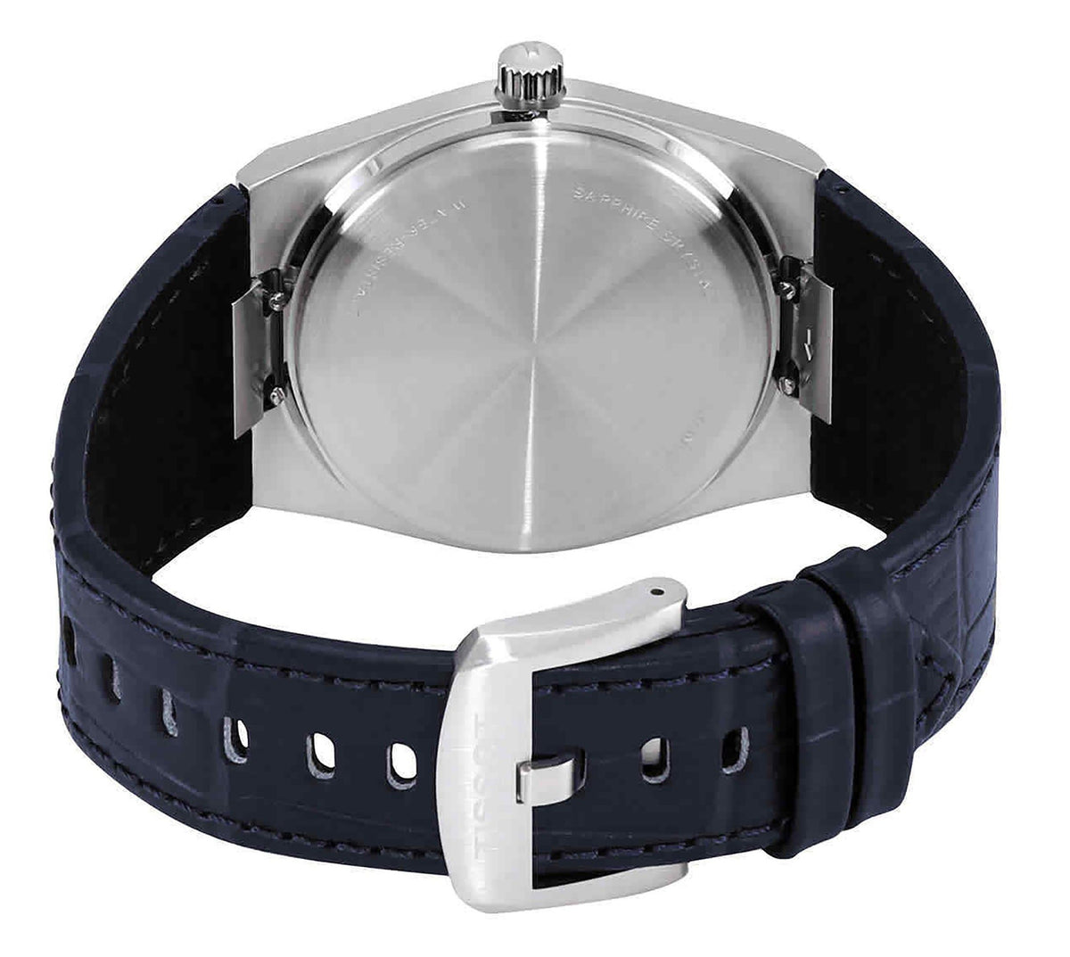 Tissot T-Classic PRX Leather Strap Blue Dial Quartz T137.410.16.041.00 100M Men's Watch