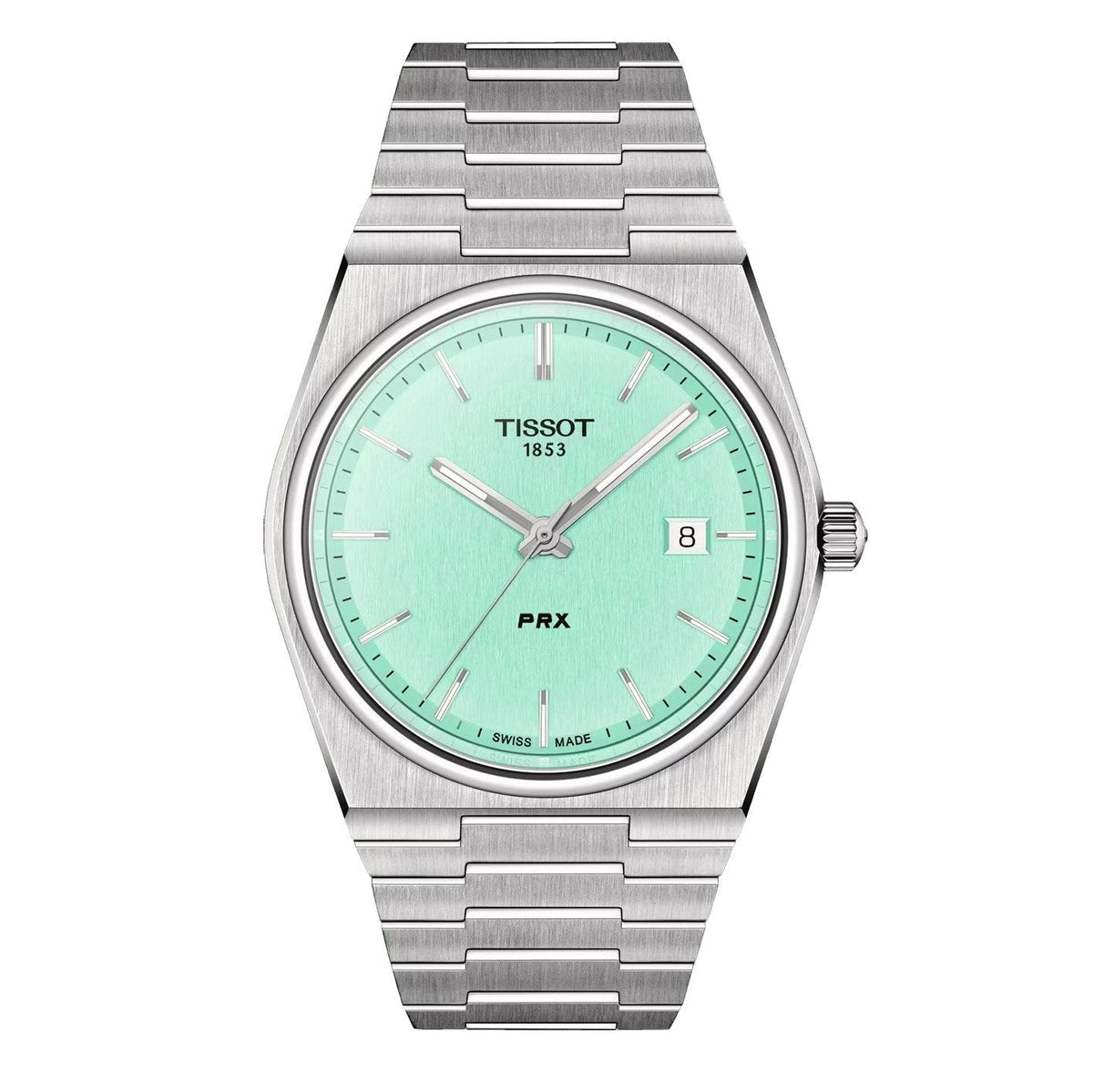 Tissot Mens Watch Prx Mint Green T137 410 11 091 01