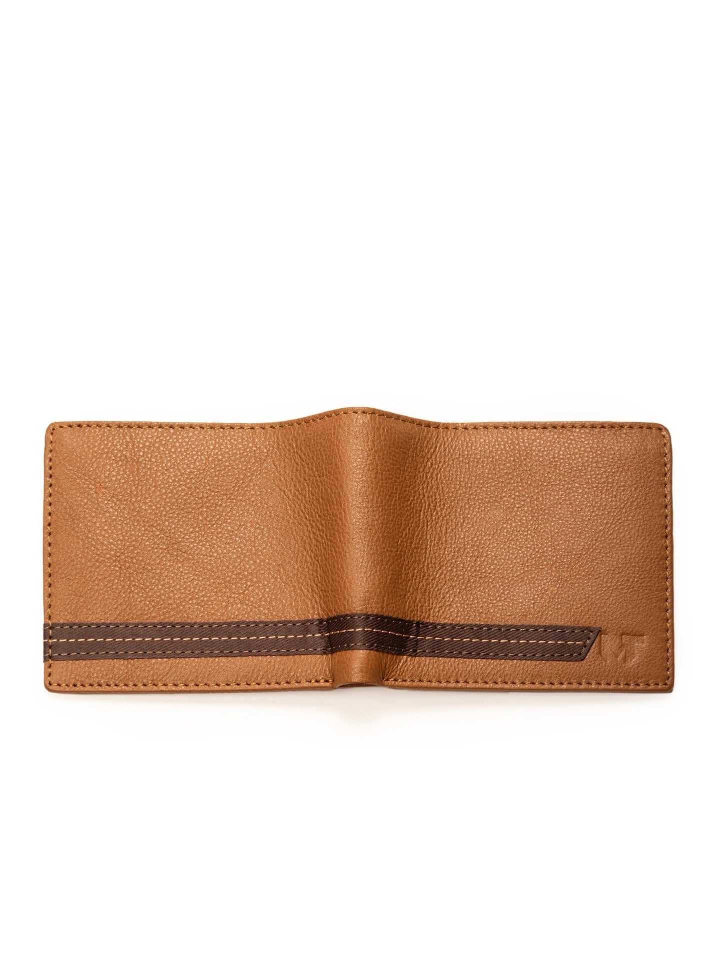 Stripe Brown Men's Wallet - Veloce - The App For Watch Collectors