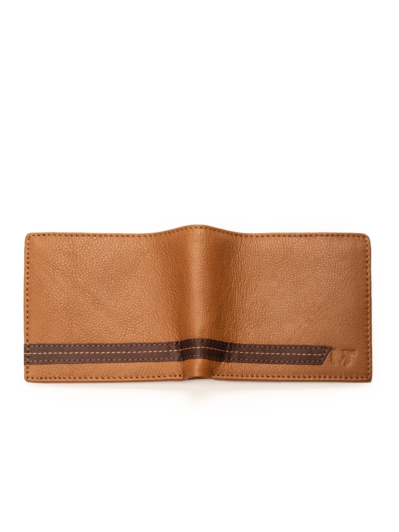 Stripe Brown Men's Wallet - Veloce - The App For Watch Collectors